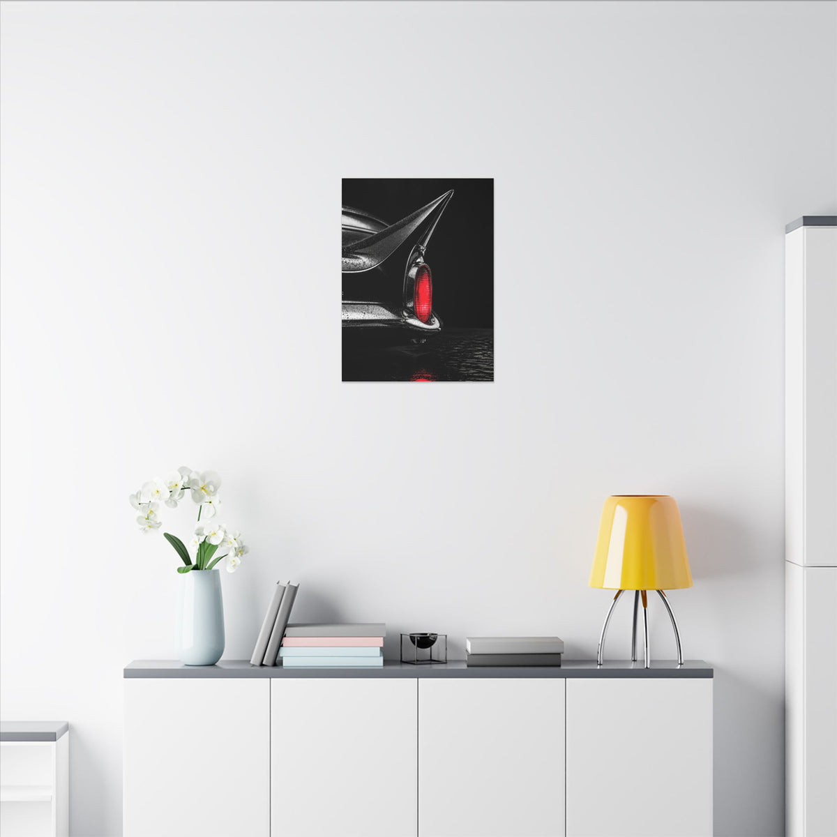 Ruby Tail - Classic Car Wall Art | Canvas