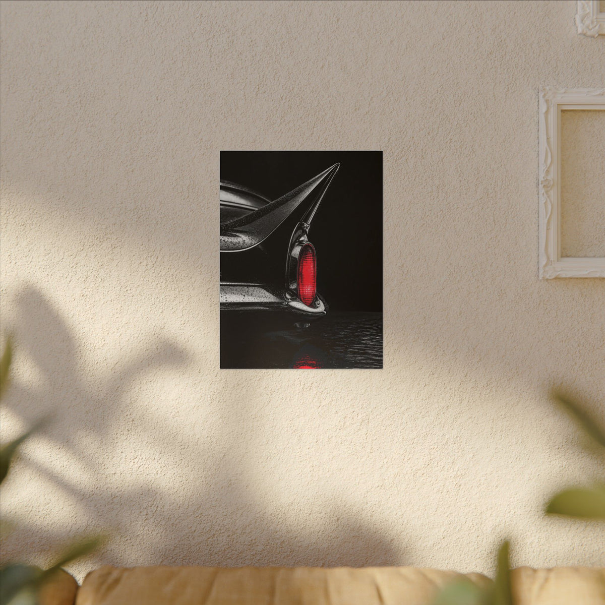 Ruby Tail - Classic Car Wall Art | Canvas