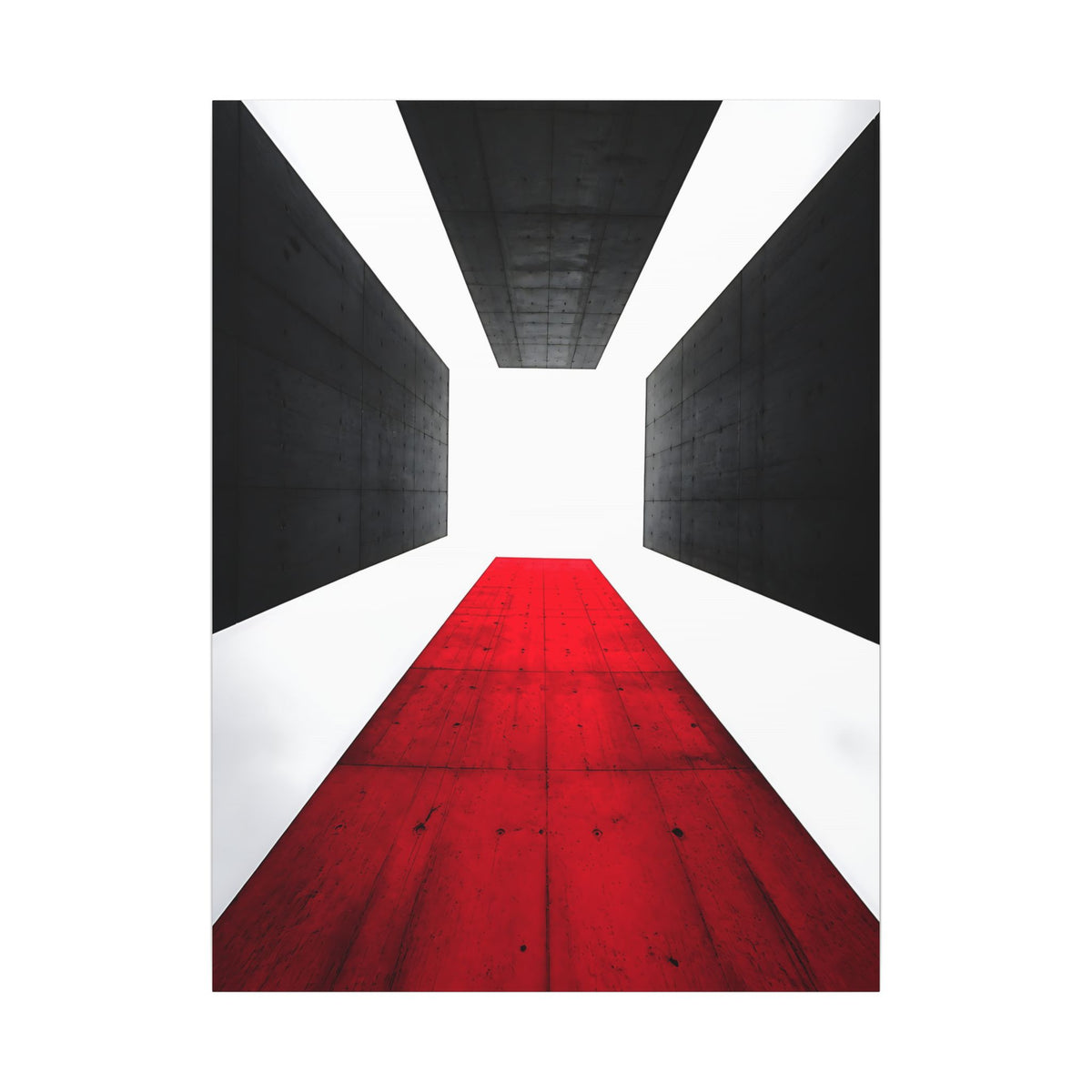 The Red Facade - Red Wall Decor | Canvas