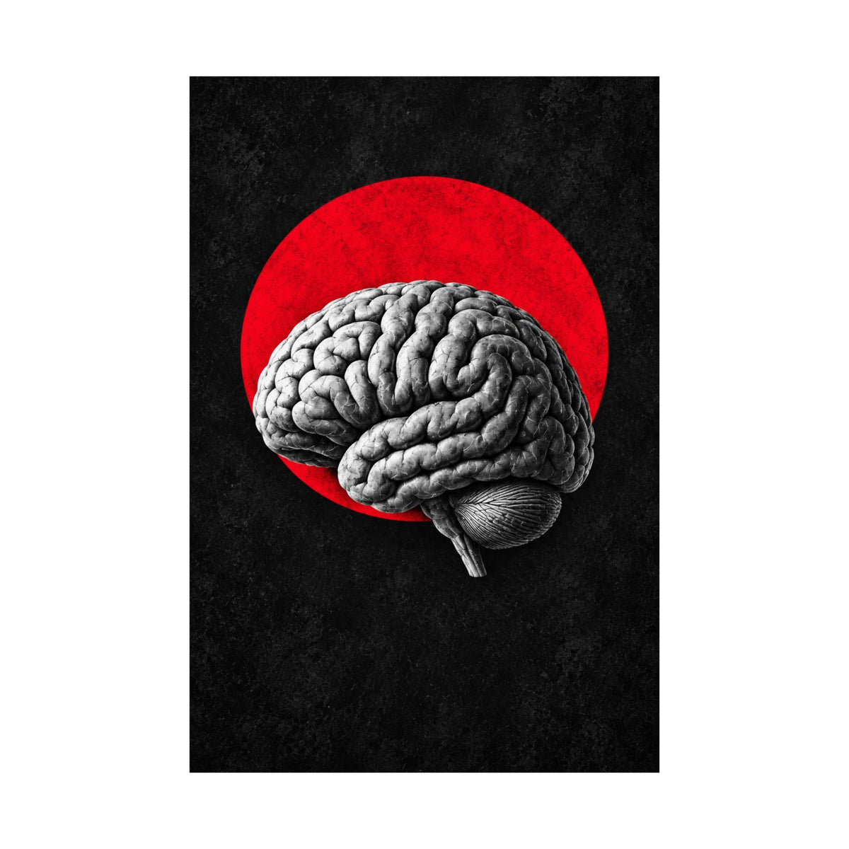 Cerebral Contour - Doctor's Office Wall Art | Matte Poster