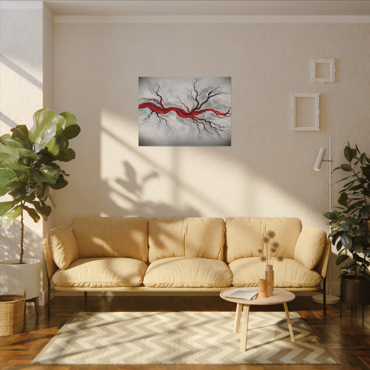 Estuary Lines - Doctor's Office Wall Art | Canvas (Landscape)