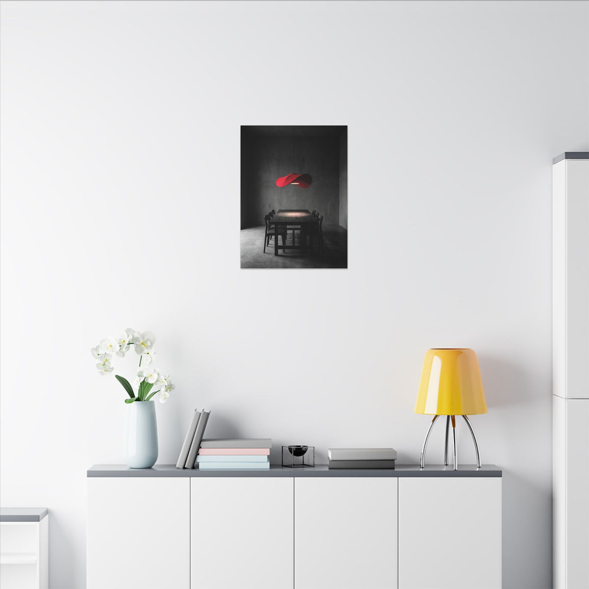 The Light Over the Table - Dining Room Wall Art | Canvas