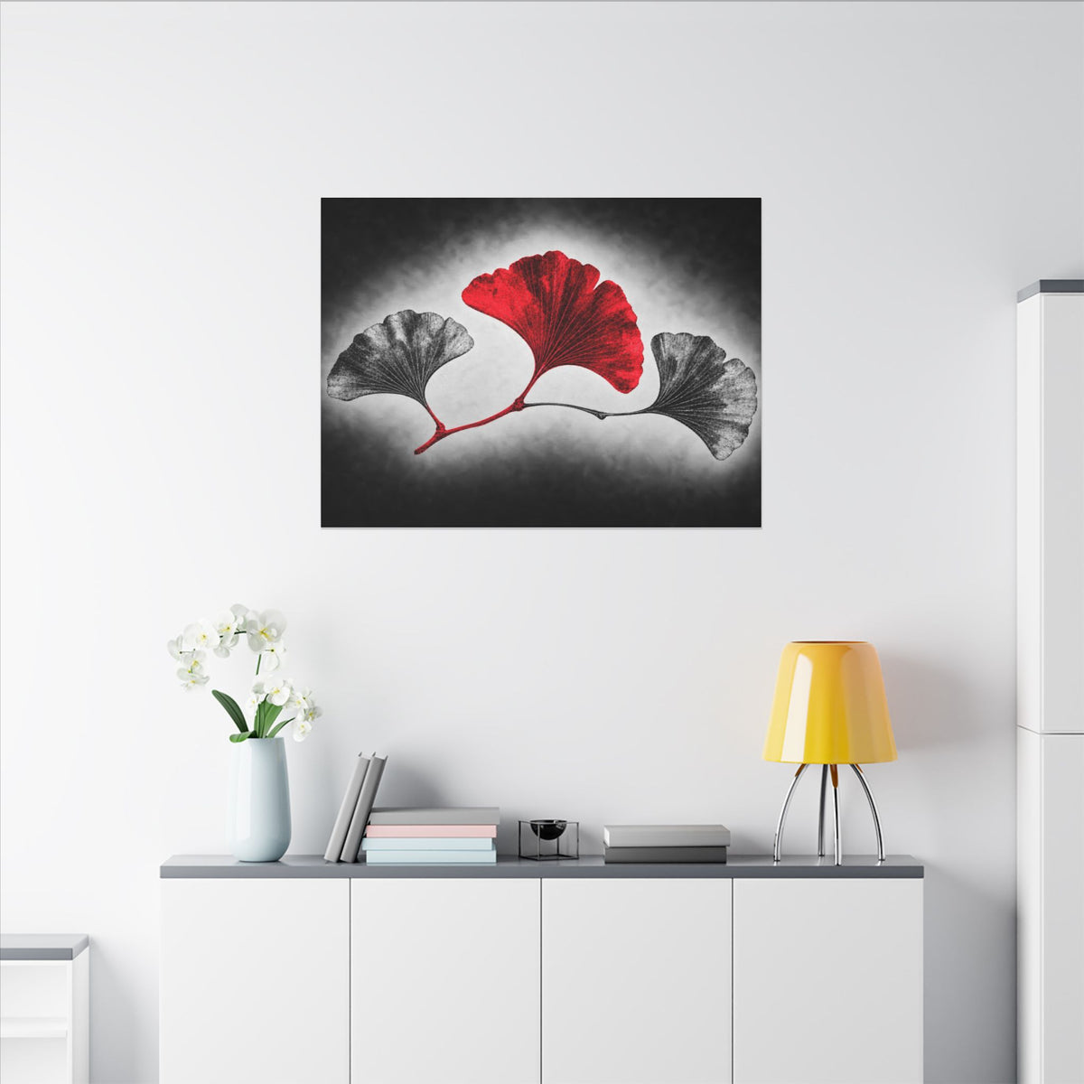 Ginkgo Interval - Doctor's Office Wall Art | Canvas (Landscape)