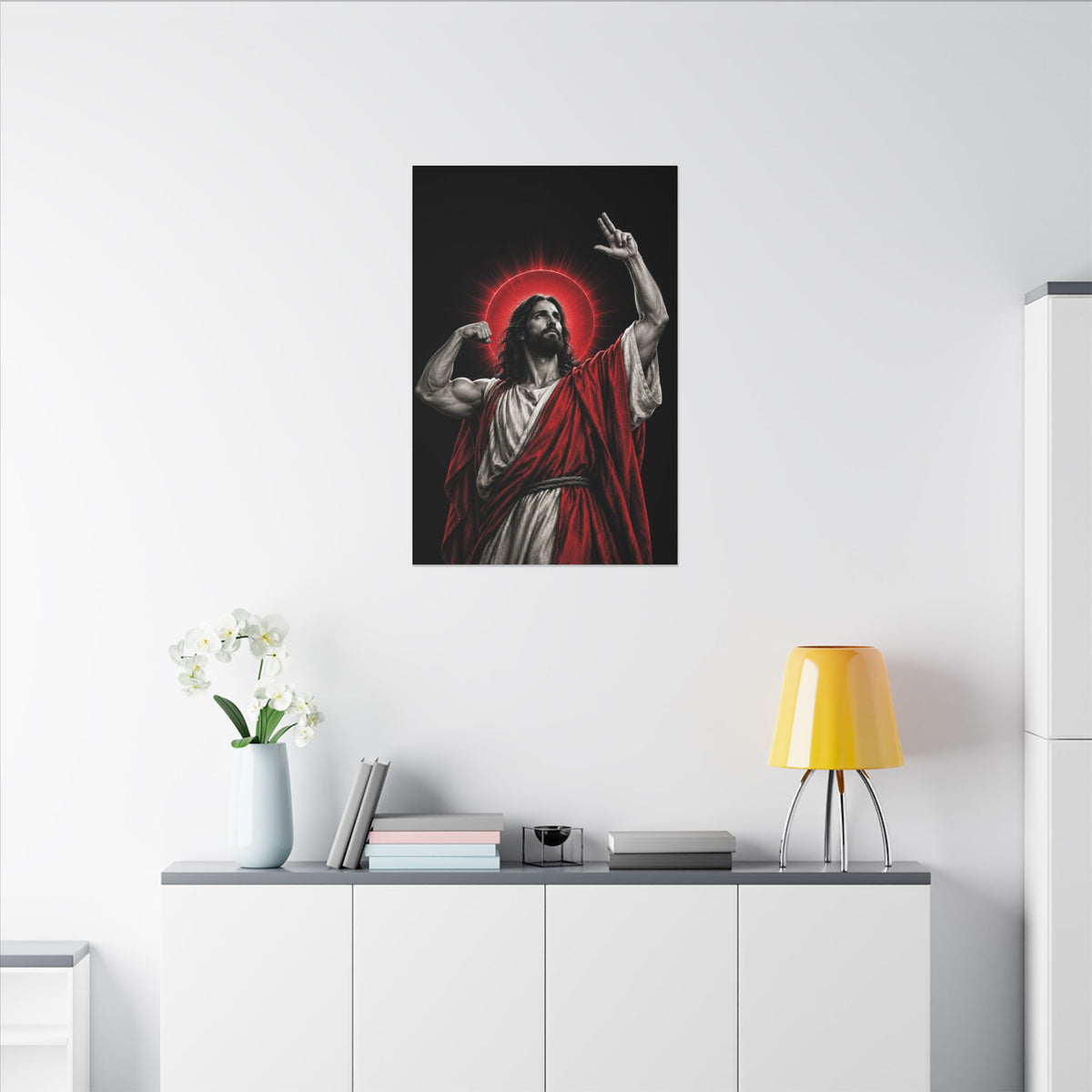 Faith and Iron - Gym Wall Art | Canvas