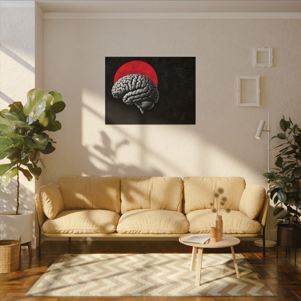 Cerebral Contour - Doctor's Office Wall Art | Canvas (Landscape)