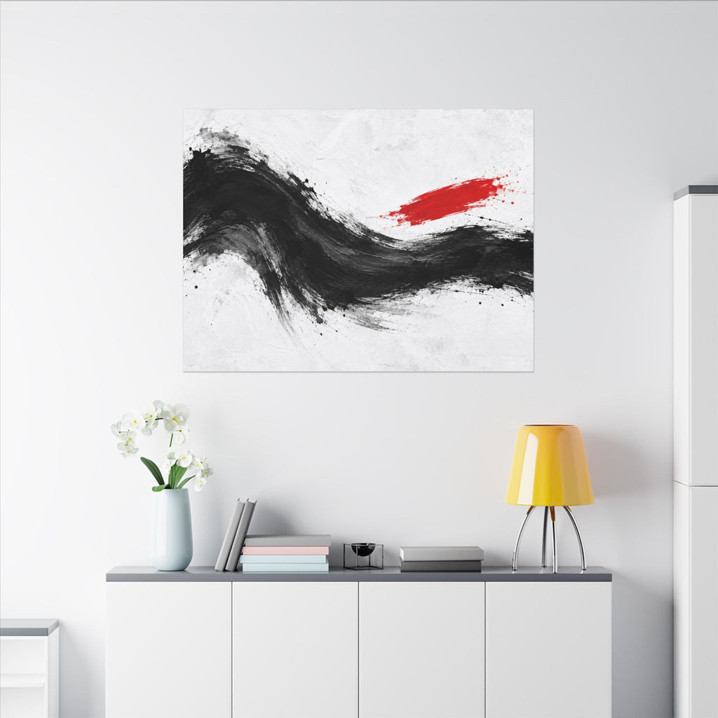 Measured Current - Professional Office Wall Art | Canvas (Landscape)