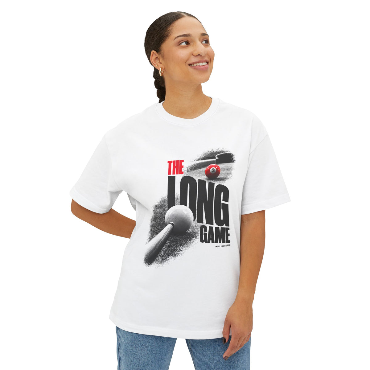 The Long Game | Heavyweight Tee (Front + Back)