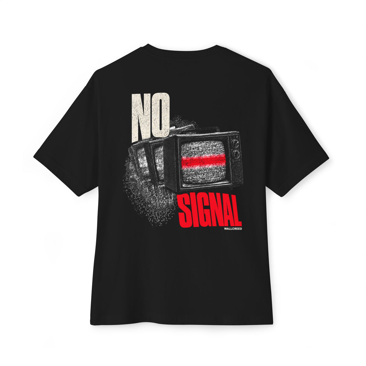 No Signal | Heavyweight Tee (Back Print)