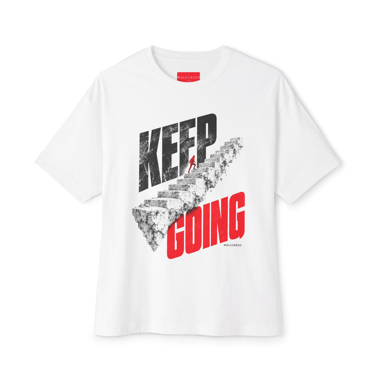 Keep Going | Heavyweight Tee (Front + Back)