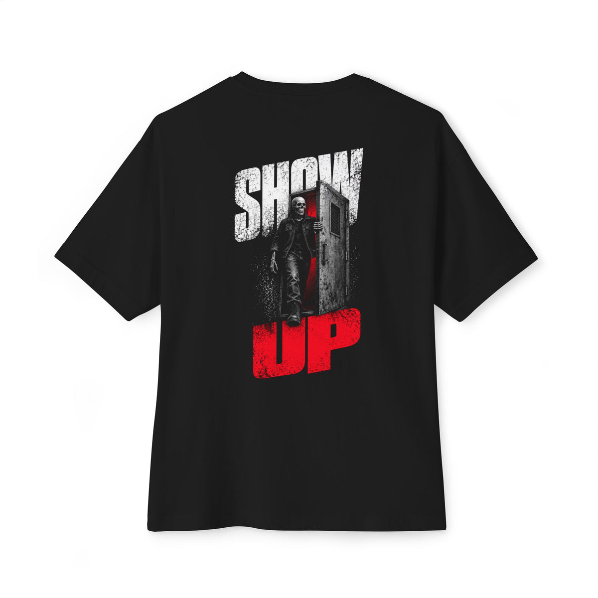Show Up Anyway | Heavyweight Tee (Front + Back)