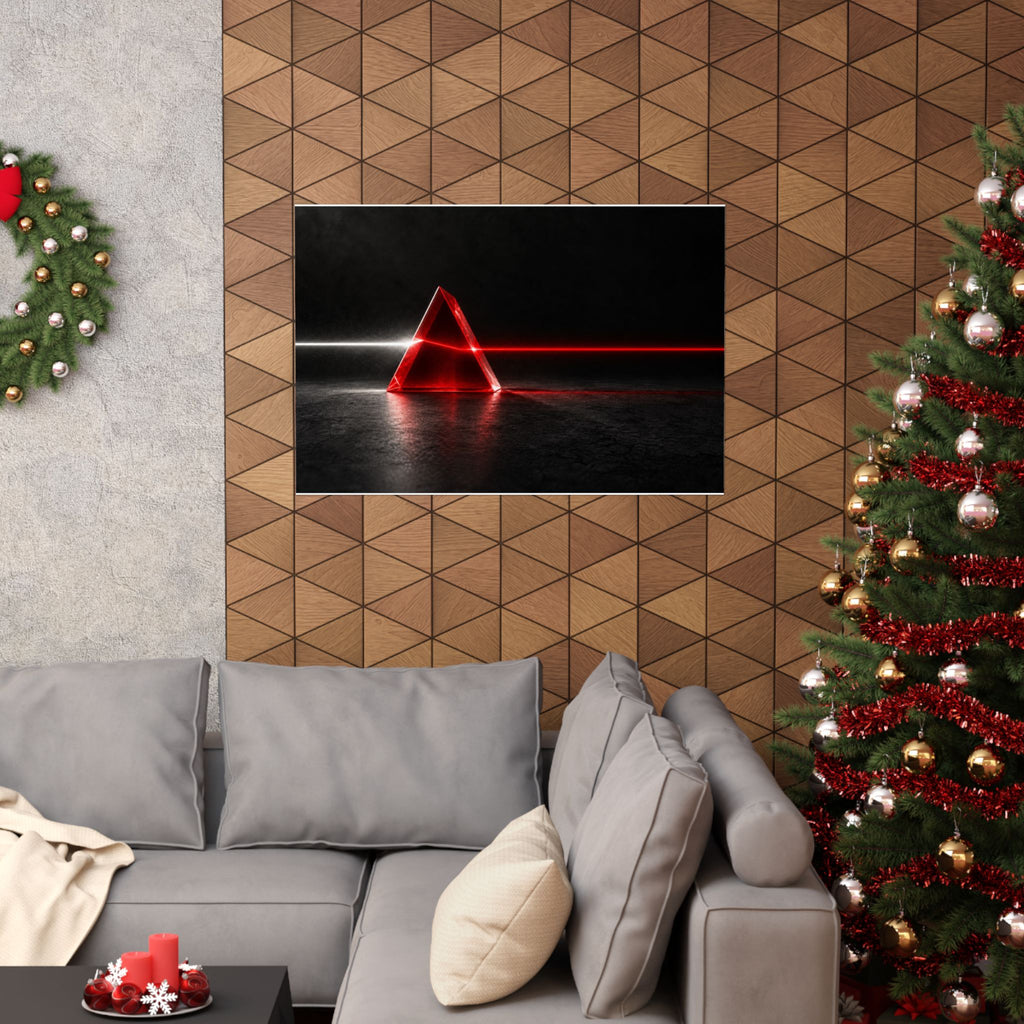 Spectral Threshold - Professional Office Wall Art | Matte Poster (Landscape)