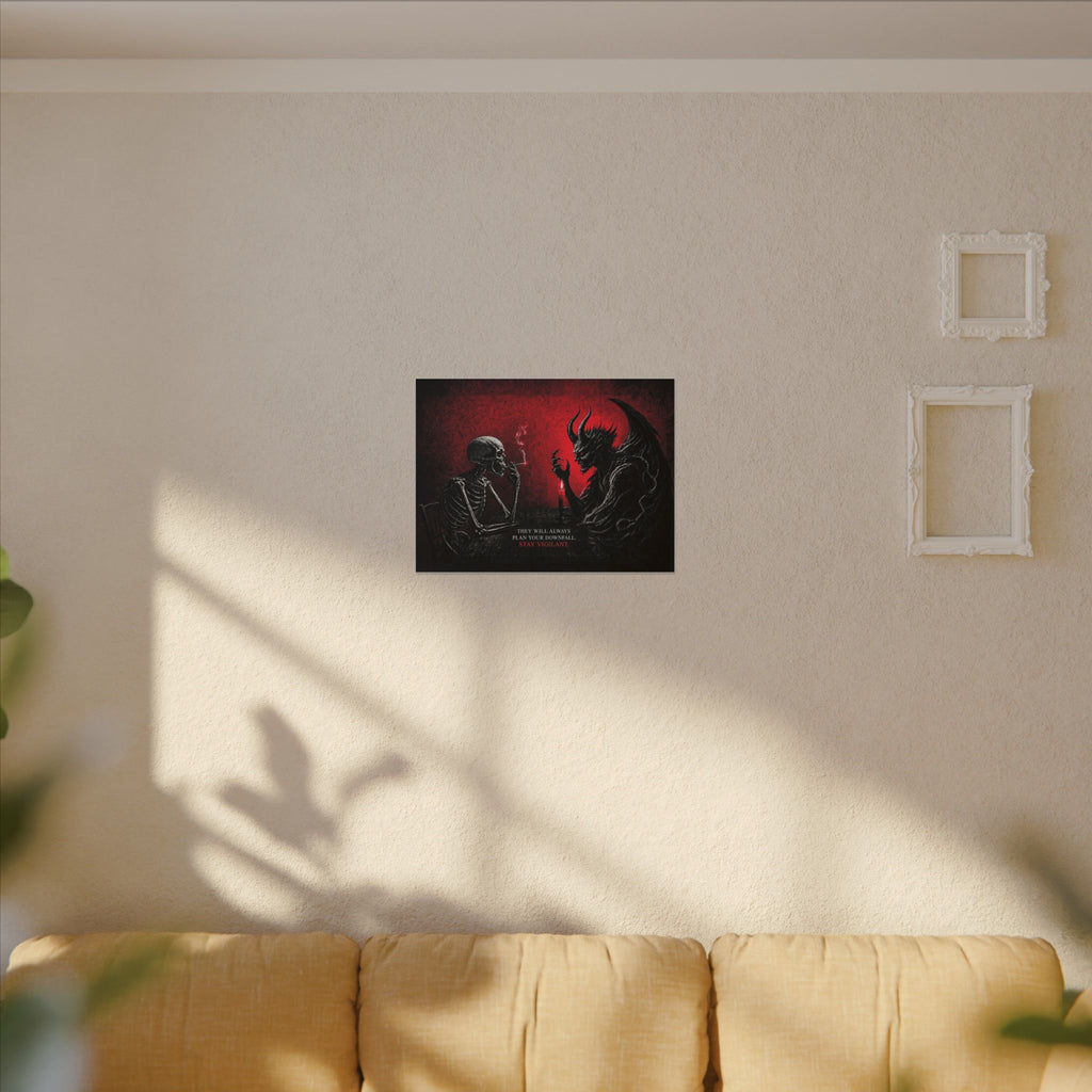 Stay Vigilant - Dark Wall Art | Canvas (Landscape)