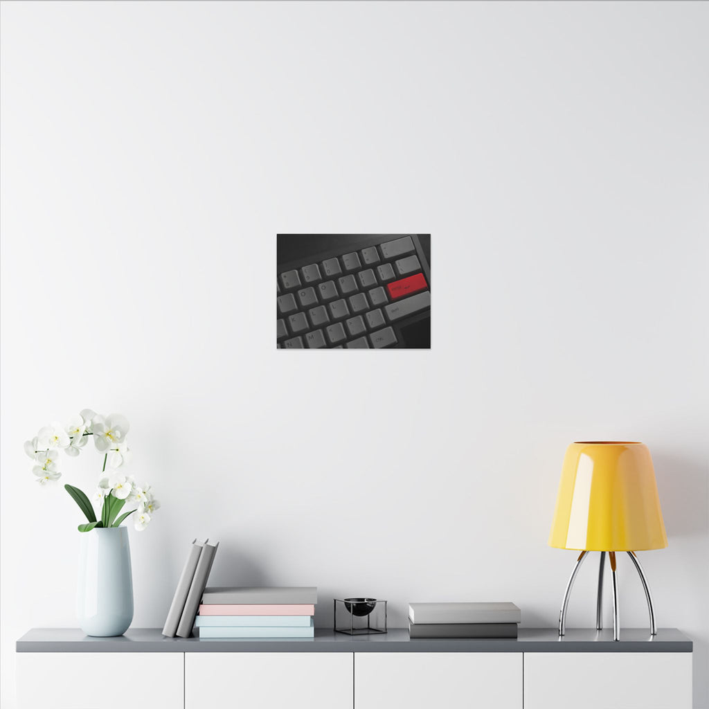 Press Enter - Office Artwork | Canvas (Landscape)