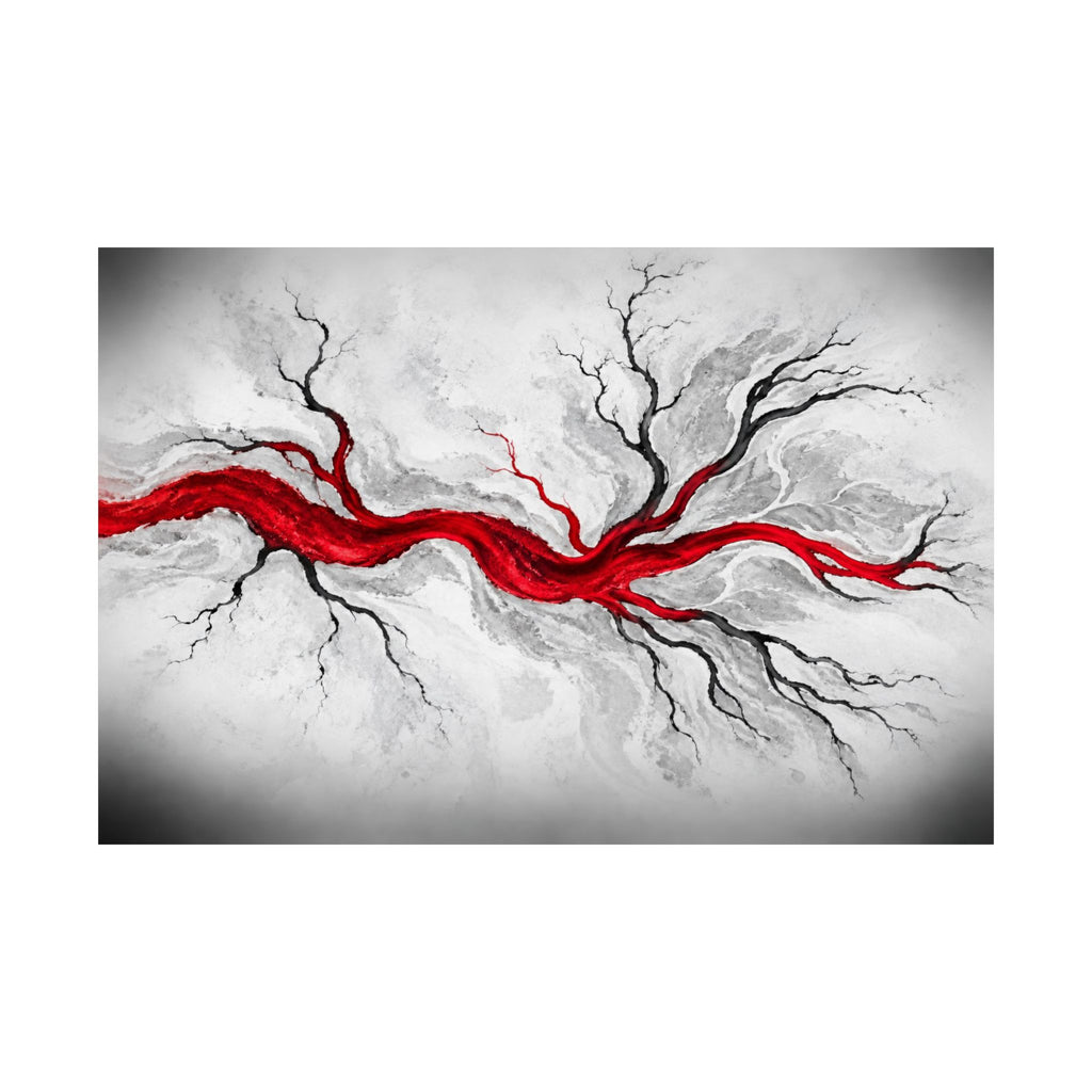 Estuary Lines - Doctor's Office Wall Art | Matte Poster (Landscape)