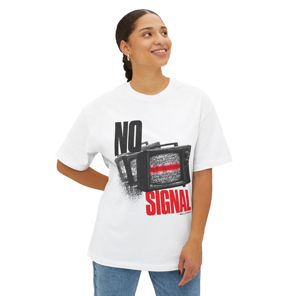 No Signal | Heavyweight Tee (Front + Back)