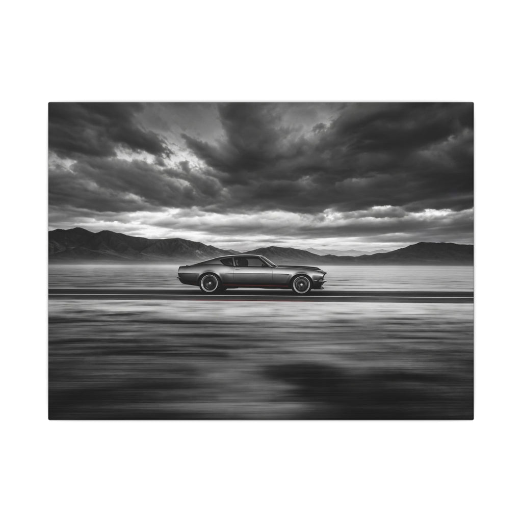 Open Road Velocity - Muscle Car Wall Art | Canvas (Landscape)
