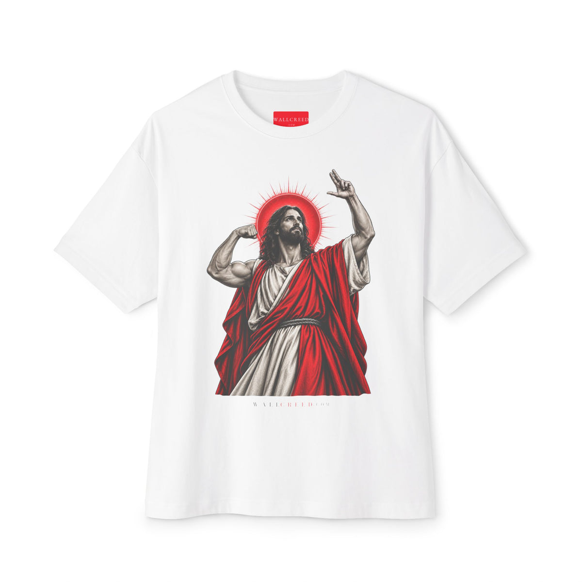 Faith and Iron | Heavyweight Tee (Front + Back)