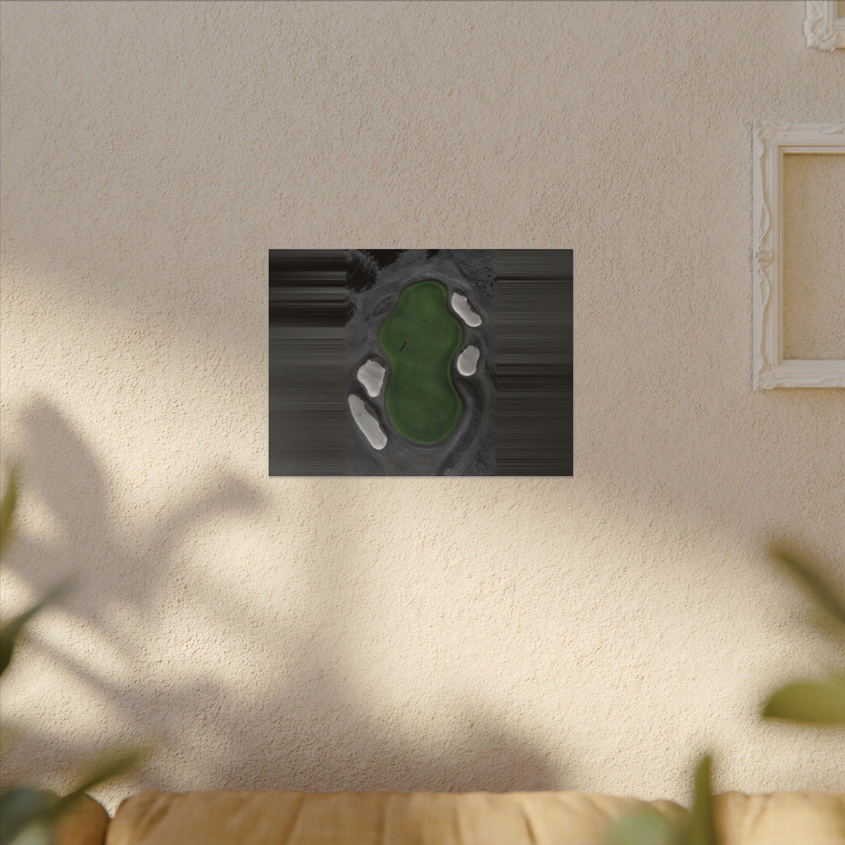 Aerial Solitude - Golf Course Wall Art | Canvas (Landscape)