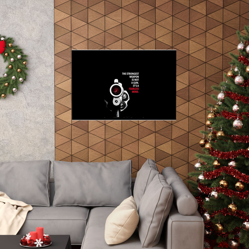 A Fearless Mind - Mindset Wall Art | Matte Poster (Landscape)