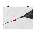 Porcelain Fault - Professional Office Wall Art | Matte Poster (Landscape)