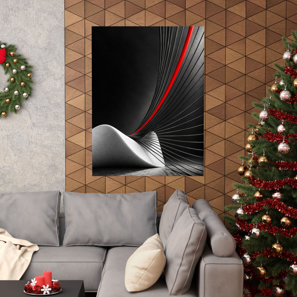 Tensile Field - Professional Office Wall Art | Matte Poster