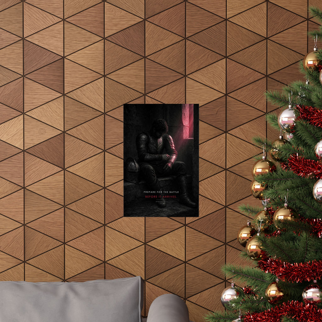 Before the Battle - Armor of God Wall Art | Matte Poster
