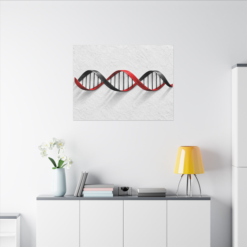 Woven Code - Doctor's Office Wall Art | Canvas (Landscape)