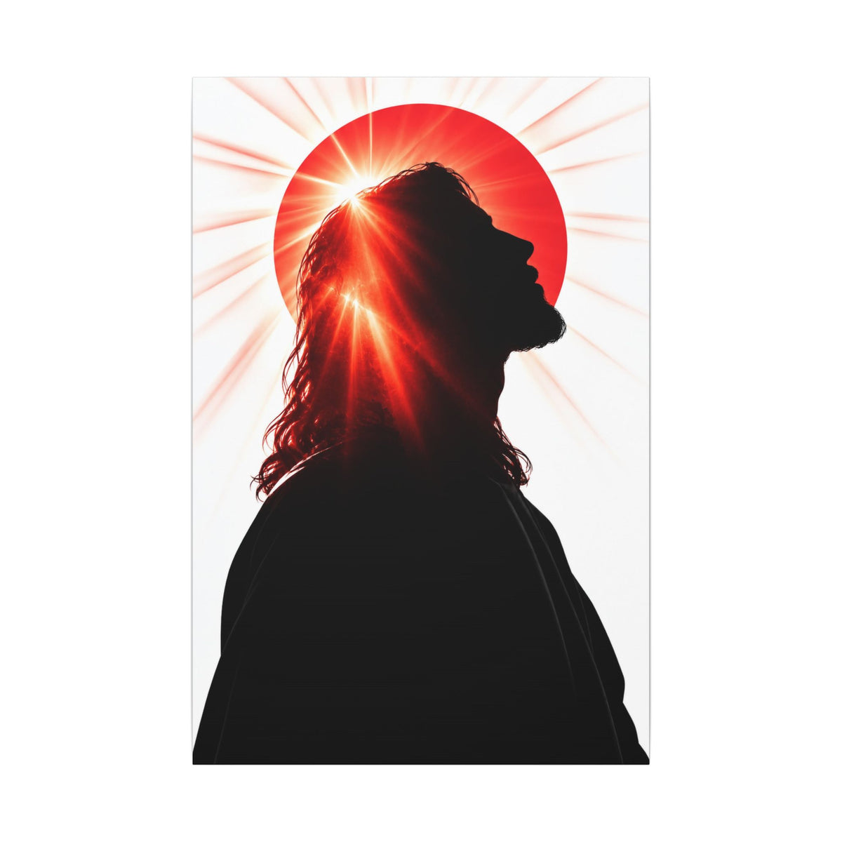 Jesus Silhouette - Christian Wall Art | Canvas
