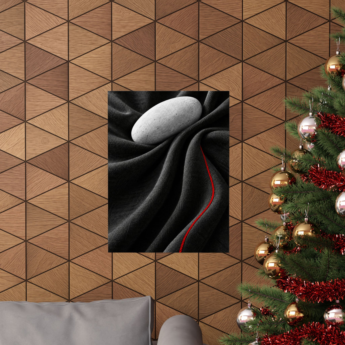 Weighted Drape - Professional Office Wall Art | Matte Poster