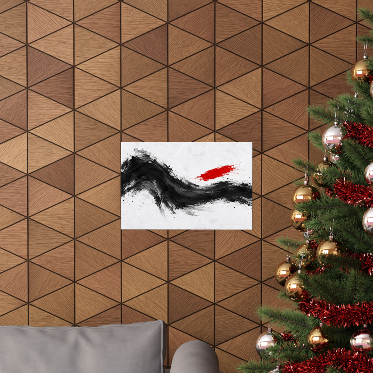 Measured Current - Professional Office Wall Art | Matte Poster (Landscape)