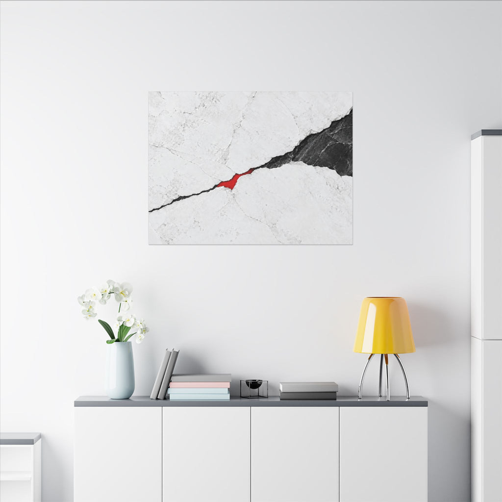 Porcelain Fault - Professional Office Wall Art | Canvas (Landscape)