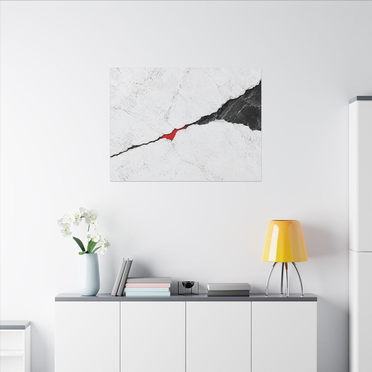 Porcelain Fault - Professional Office Wall Art | Canvas (Landscape)