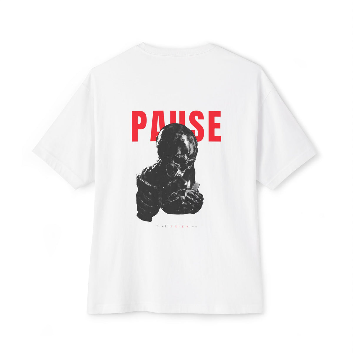 Pause | Heavyweight Tee (Front + Back)