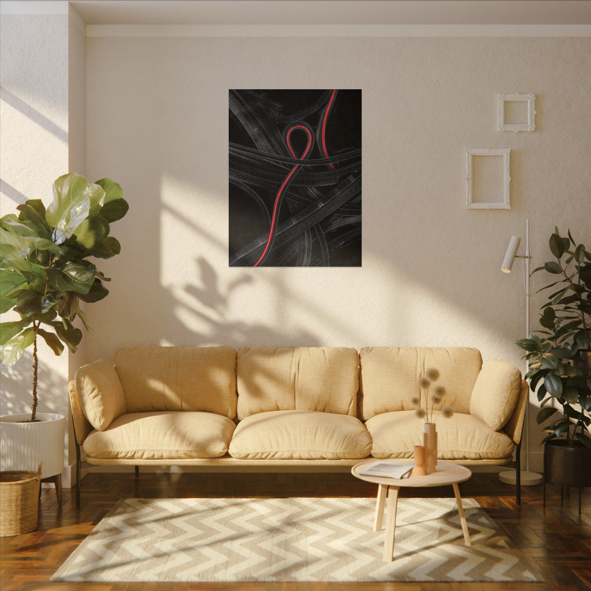 The Route - Car Wall Art | Canvas
