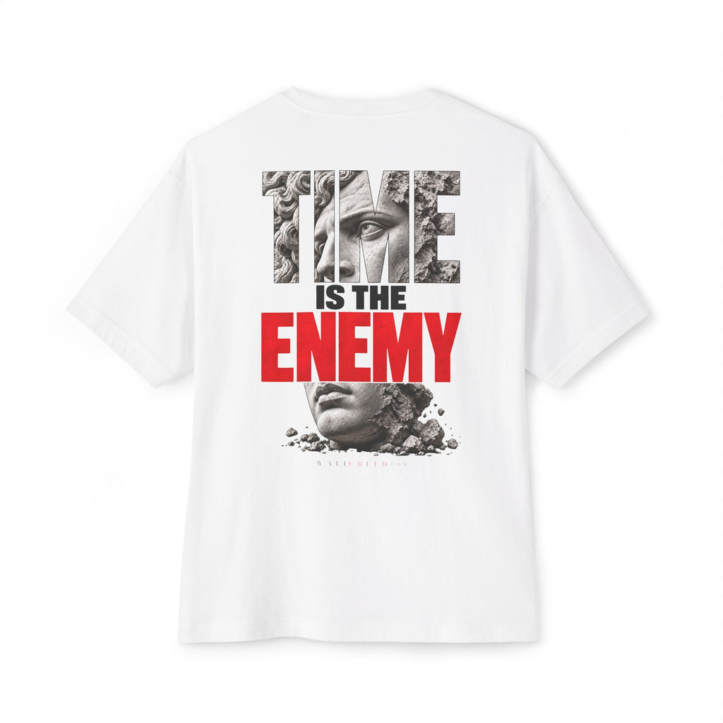 Time Is the Enemy | Heavyweight Tee (Back Print)