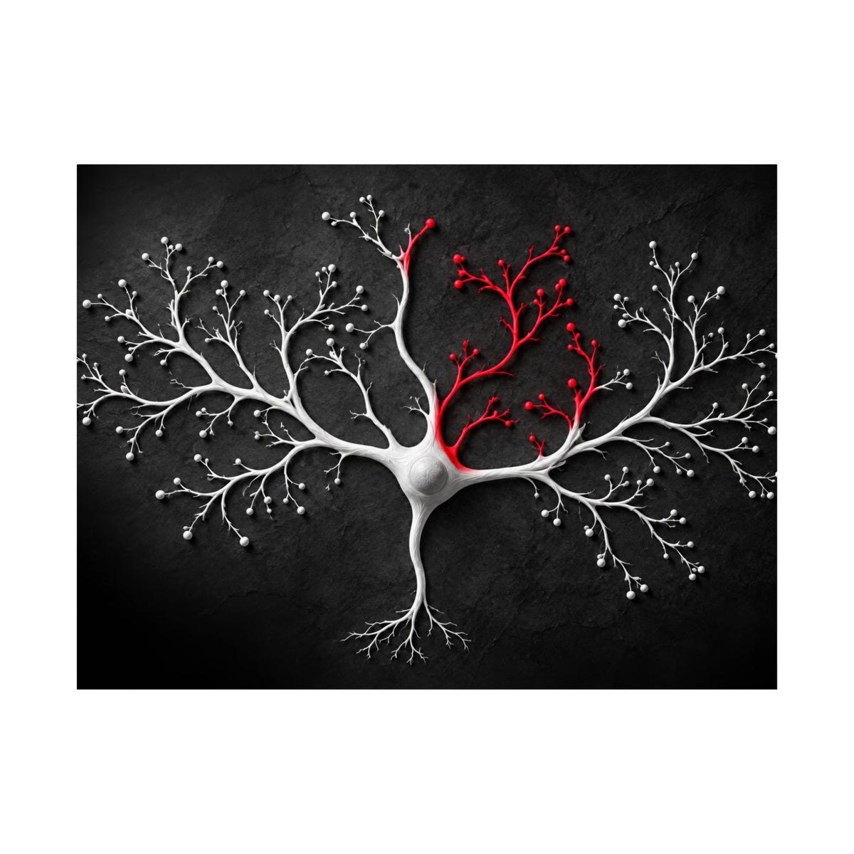 Neuronal Arbor - Doctor's Office Wall Art | Matte Poster (Landscape)