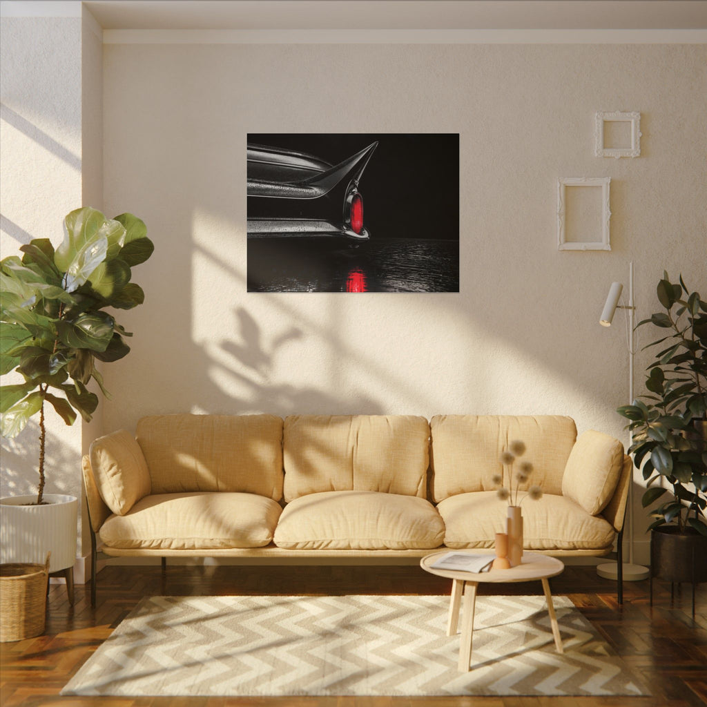 Ruby Tail - Classic Car Wall Art | Canvas (Landscape)