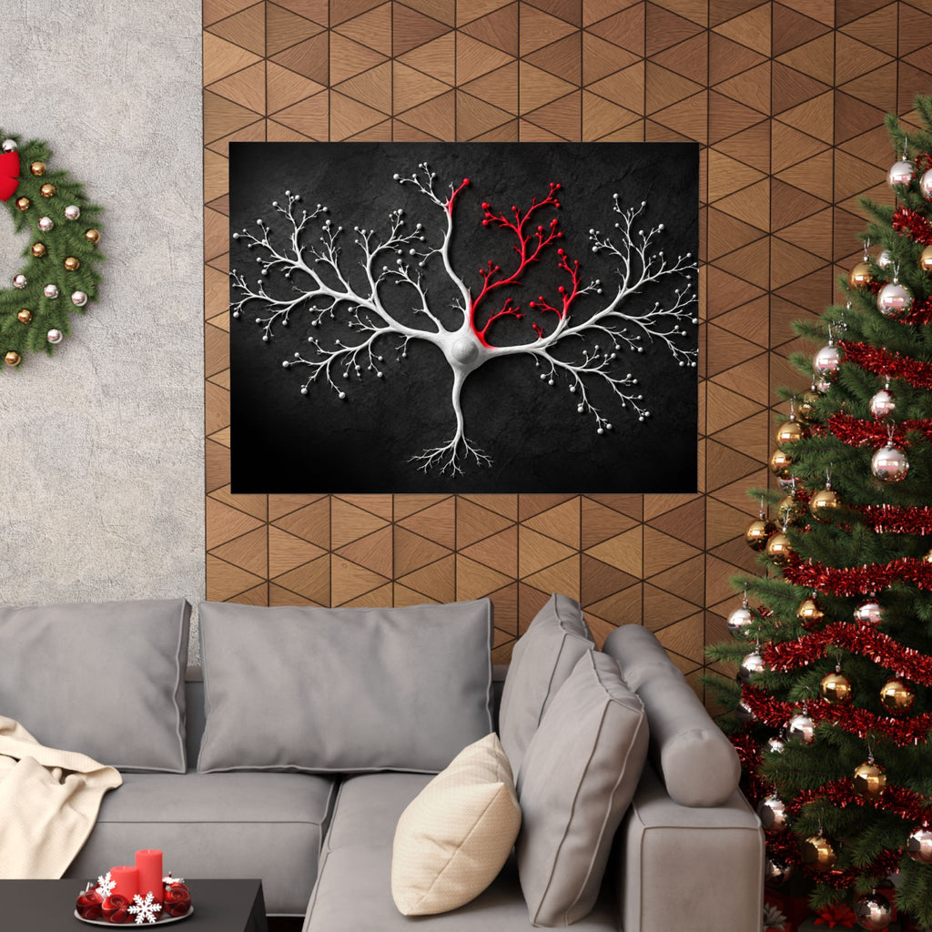Neuronal Arbor - Doctor's Office Wall Art | Matte Poster (Landscape)