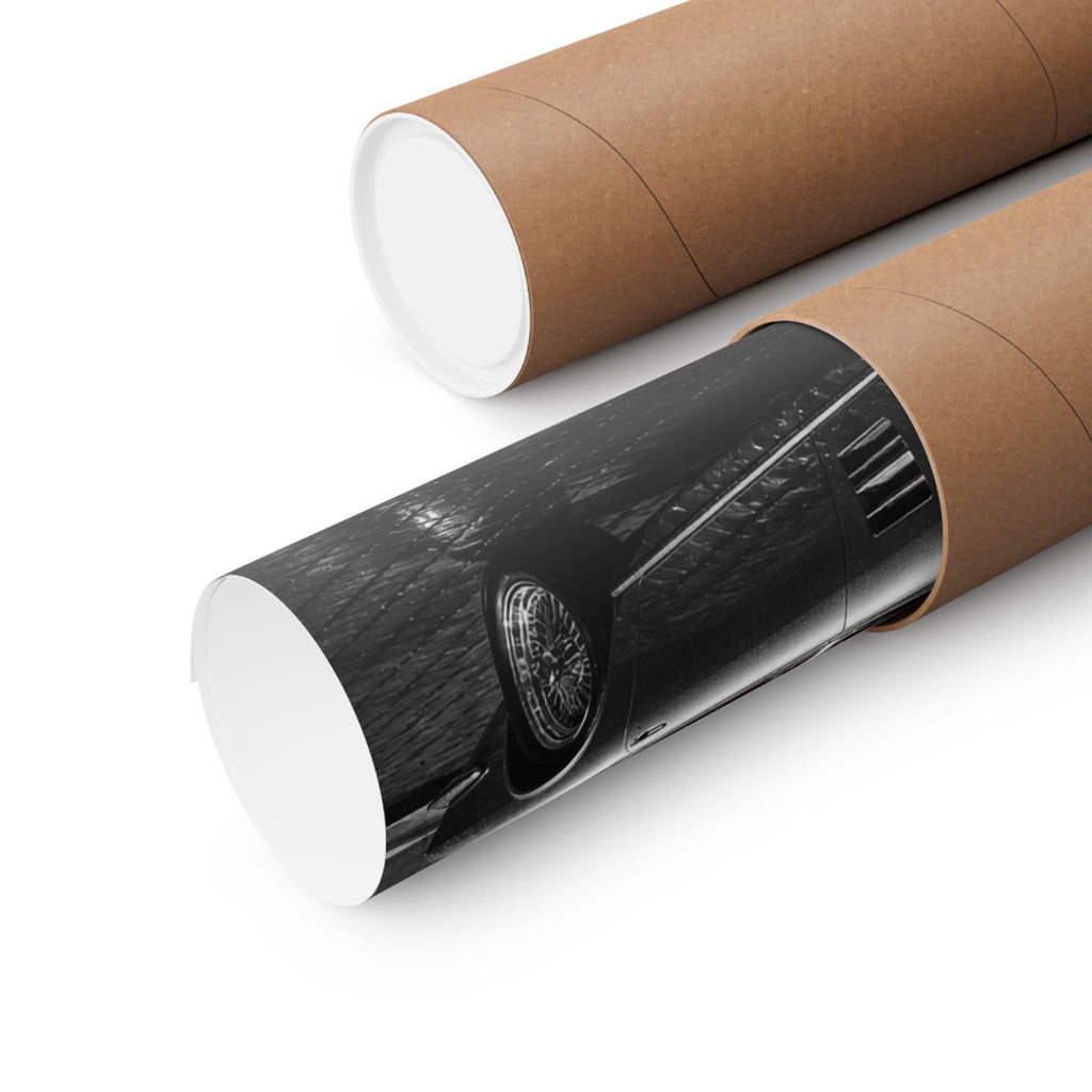 Midnight Grand Tourer - Vintage Car Wall Art | Matte Poster
