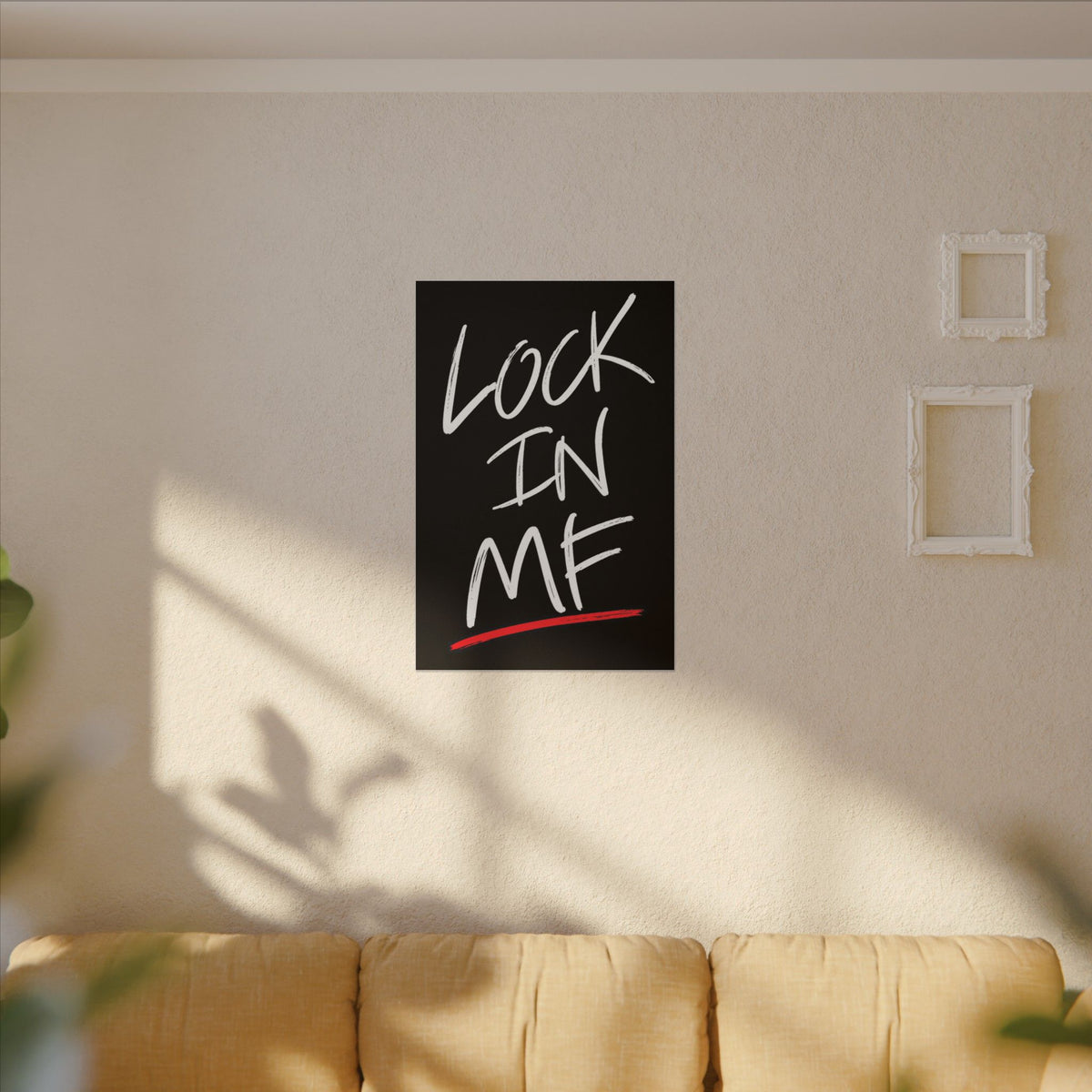 Lock In - Motivational Wall Art | Canvas