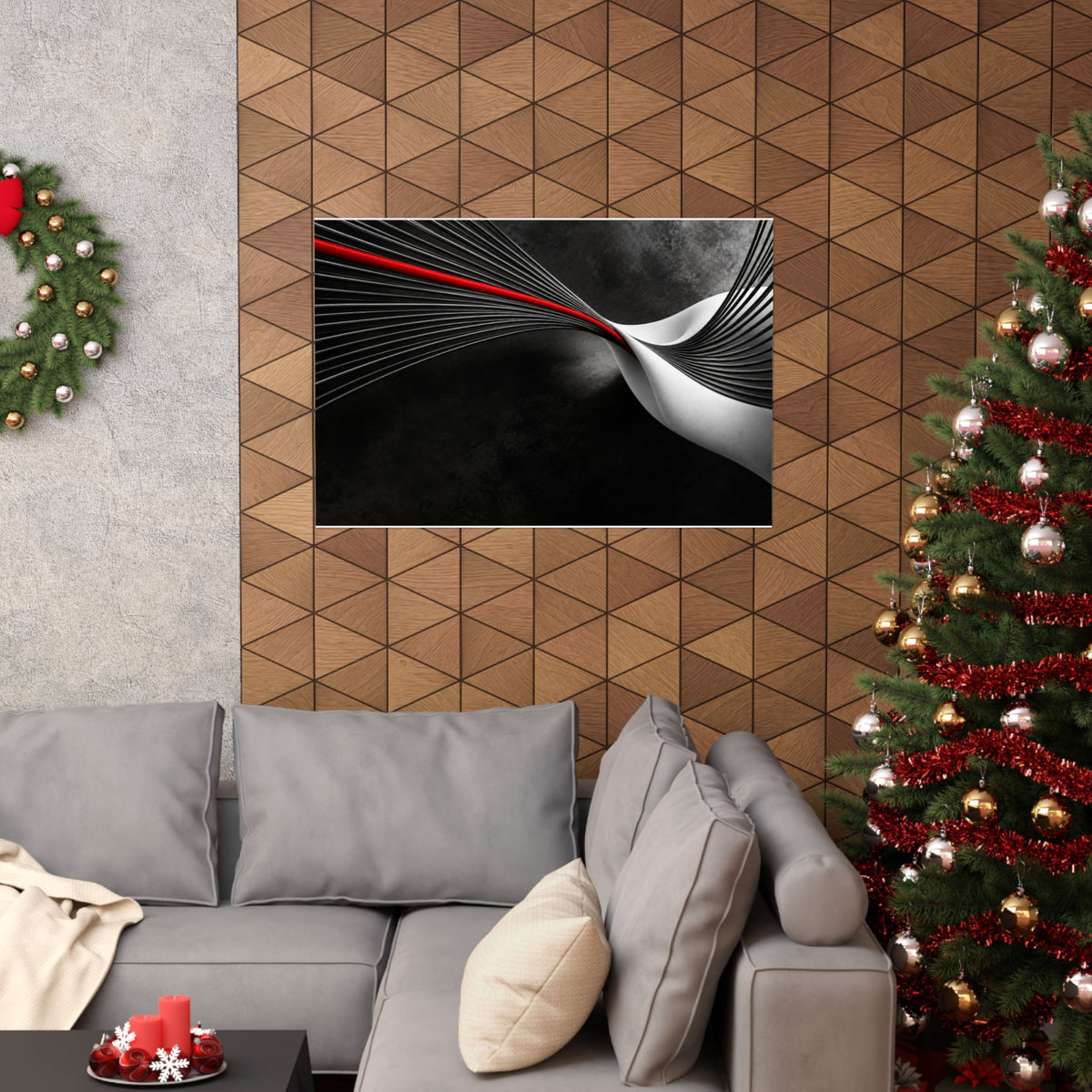 Tensile Field - Professional Office Wall Art | Matte Poster (Landscape)