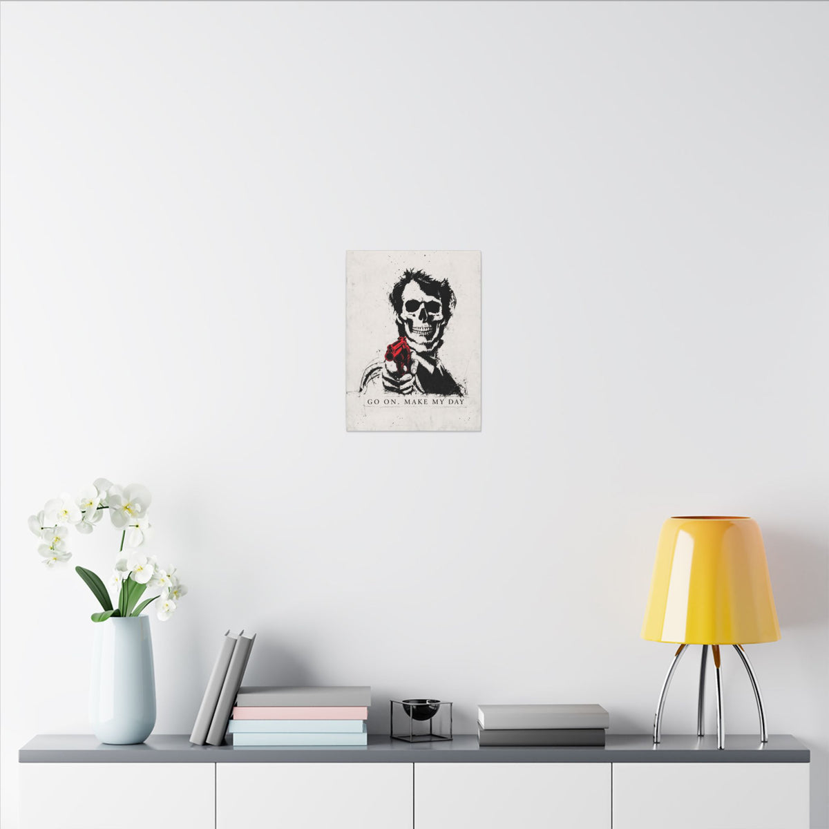 Make My Day - Dark Noir Sketch Art | Canvas