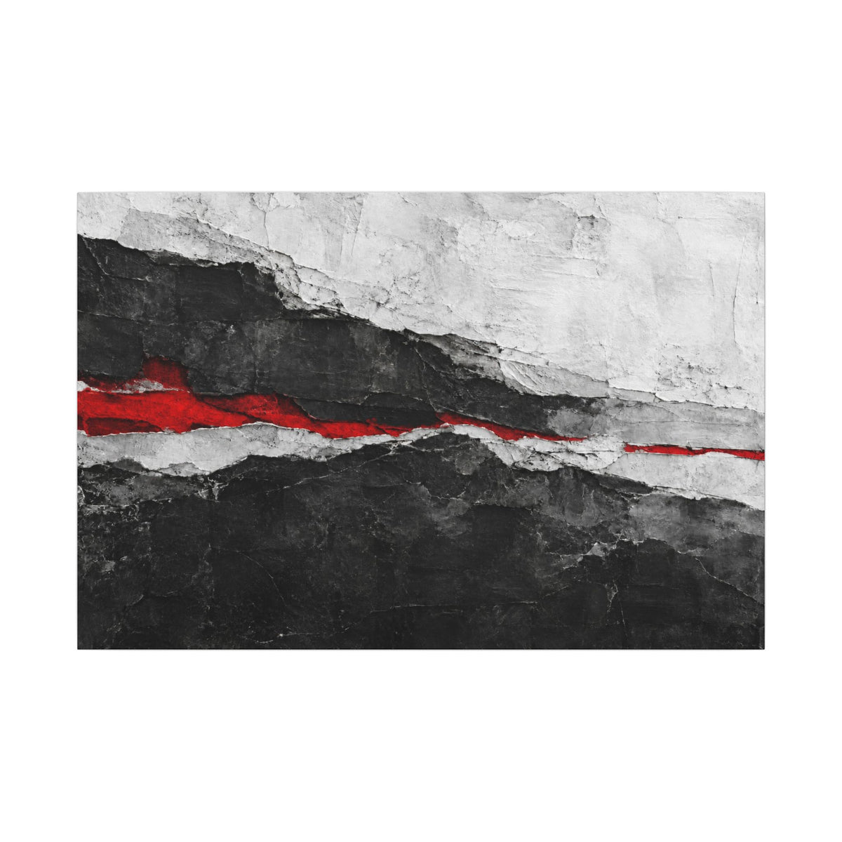 Strata of Silence - Professional Office Wall Art | Canvas (Landscape)