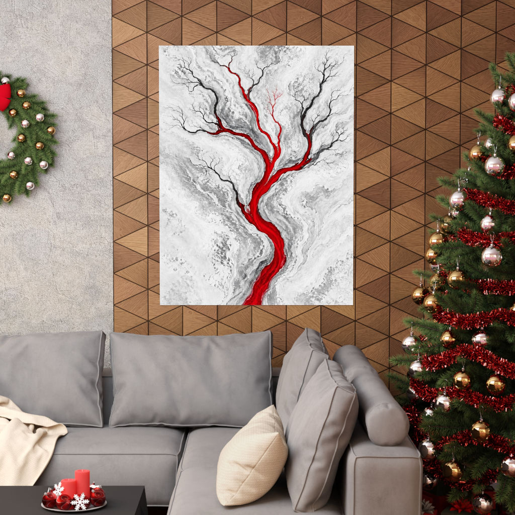 Estuary Lines - Doctor's Office Wall Art | Matte Poster