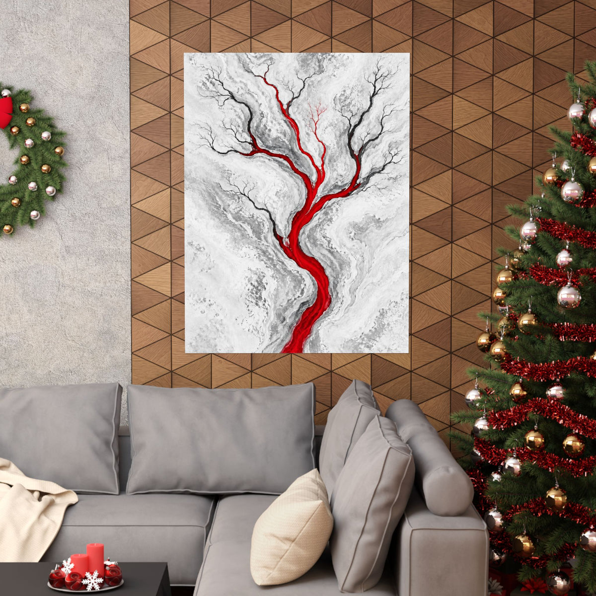 Estuary Lines - Doctor's Office Wall Art | Matte Poster