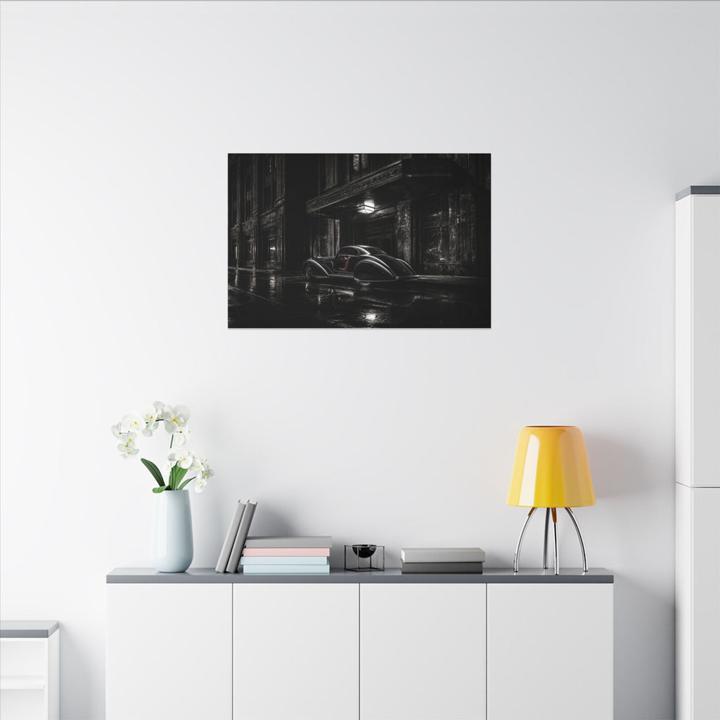 Art Deco Coupe - Art Deco Car Wall Art | Canvas (Landscape)
