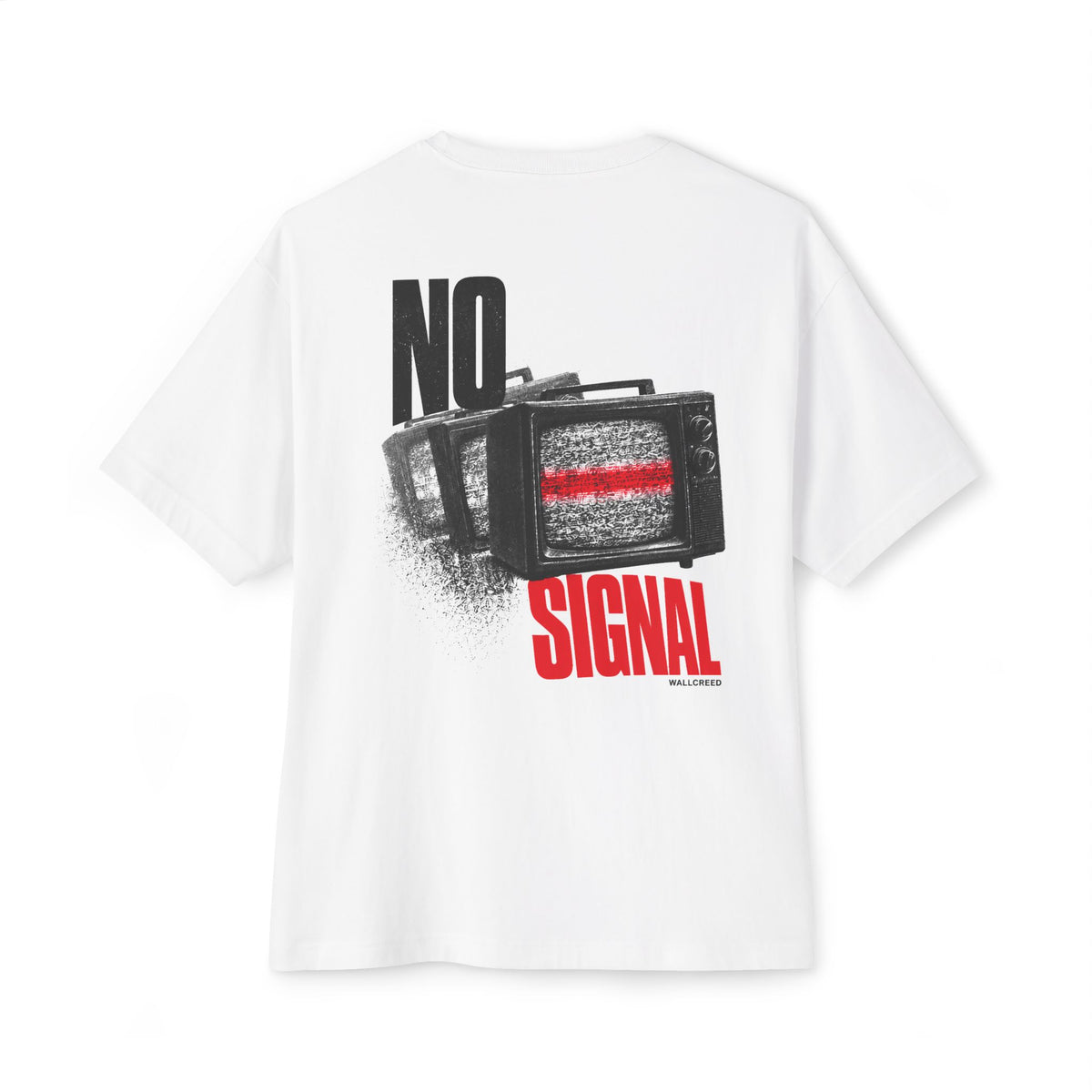 No Signal | Heavyweight Tee (Back Print)