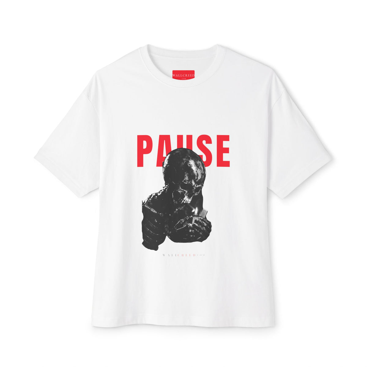 Pause | Heavyweight Tee (Front + Back)