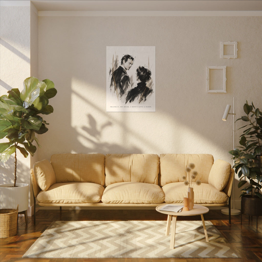 Frankly My Dear - Romantic Noir Wall Art | Canvas