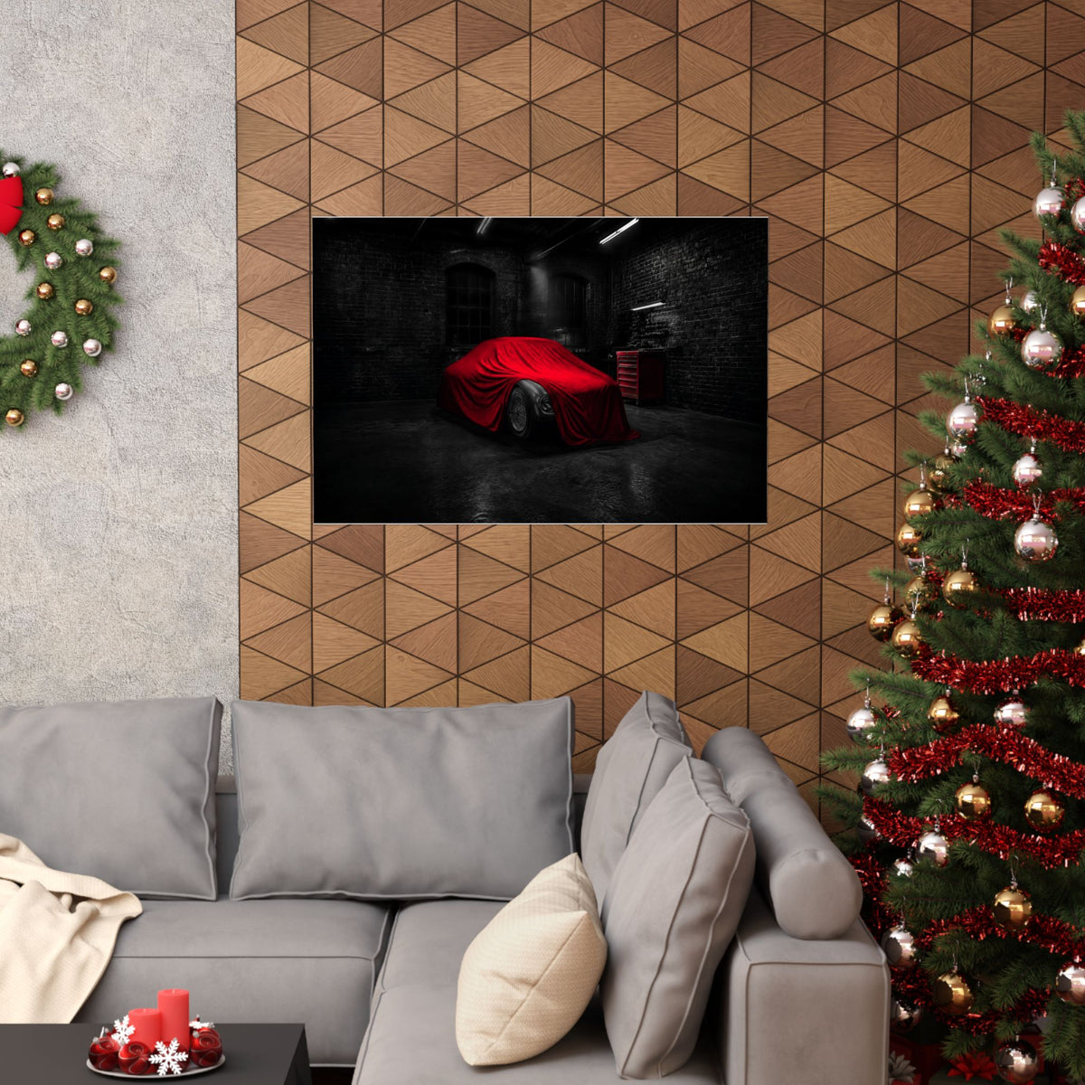 The Project - Car Cover Wall Art | Matte Poster (Landscape)